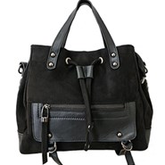 Suede & Leather Ladies Bag